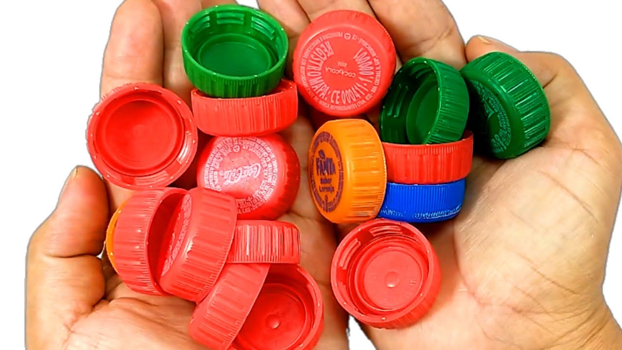 DIY 7 IDÉIAS INCRÍVEIS COM TAMPINHAS DE GARRAFA PET | ARTESANATO COM TAMPA