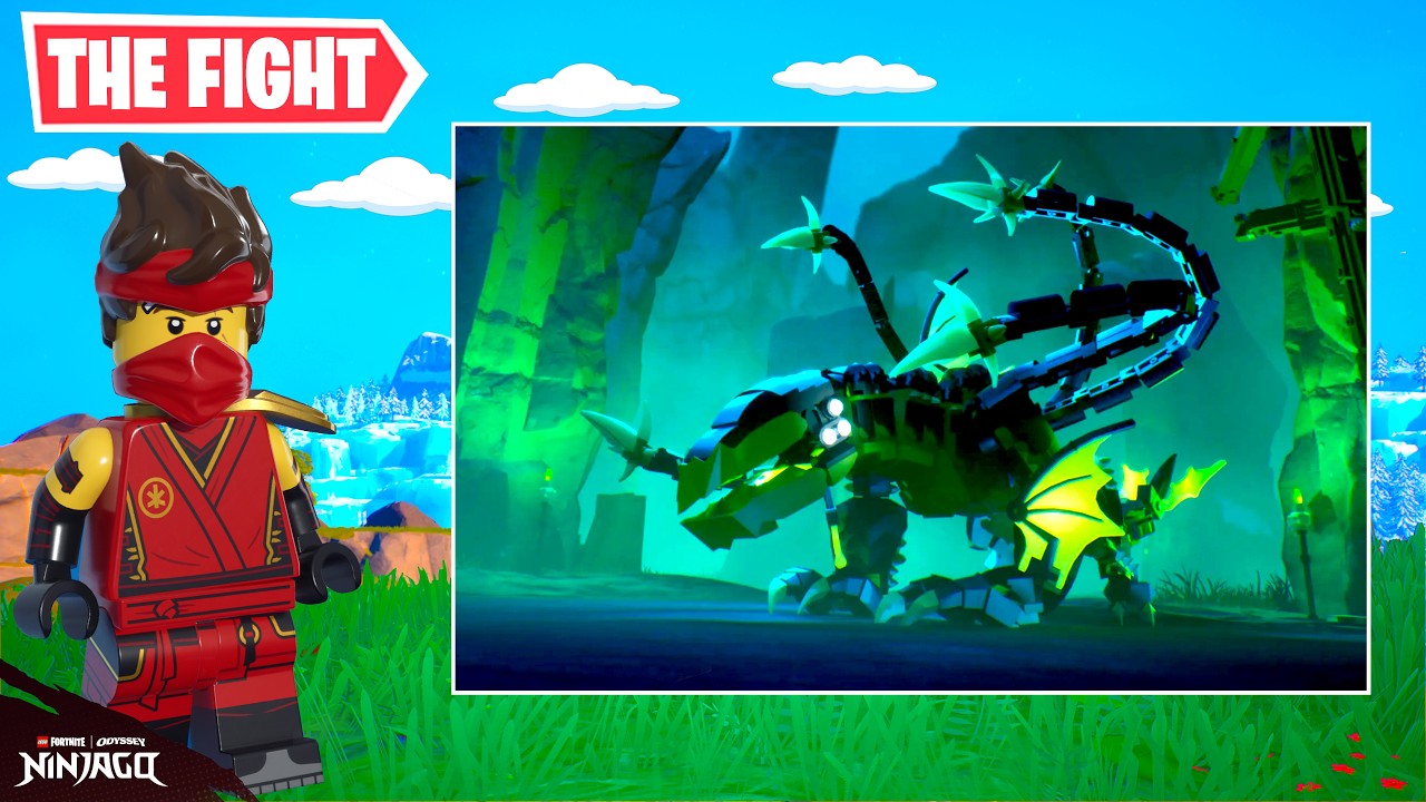 Fighting the NEW Monster in LEGO Fortnite