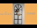 Dollar tree DIY farmhouse window 🏡 4ft tall window 🏡 home decor on a budget