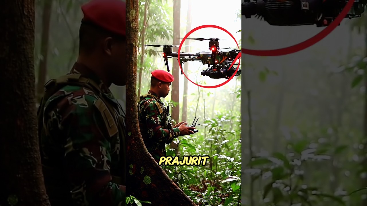 penampakan sebuah drone tempur.! 