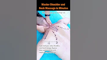 Master Shoulder And Neck Massage In Minutes Neckpainrelief Shouldermassage Naturalpainrelief 