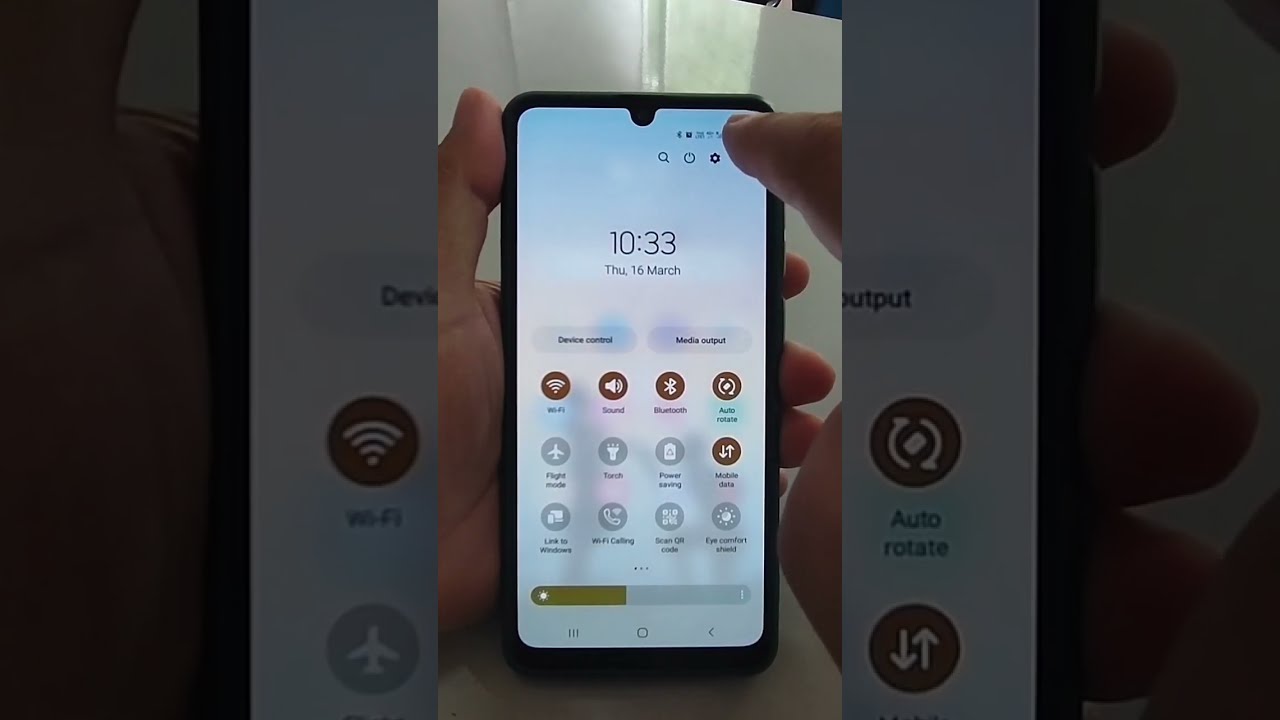 Customize Swipe Down Home Screen Of Samsung Shorts Homescreen