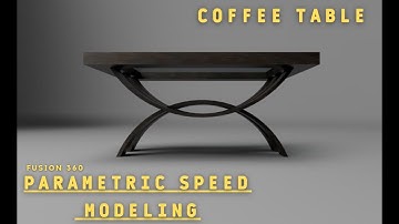 Coffee table - parametric speed modeling.