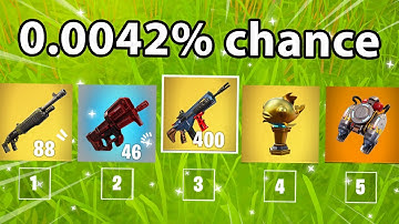 Finding the RAREST LOADOUT in Fortnite Reload