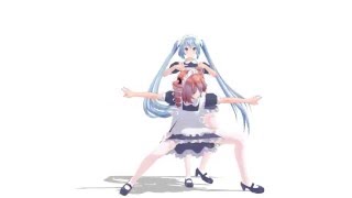 【MMD】 cLick cRack   初音ミク＆重音テト