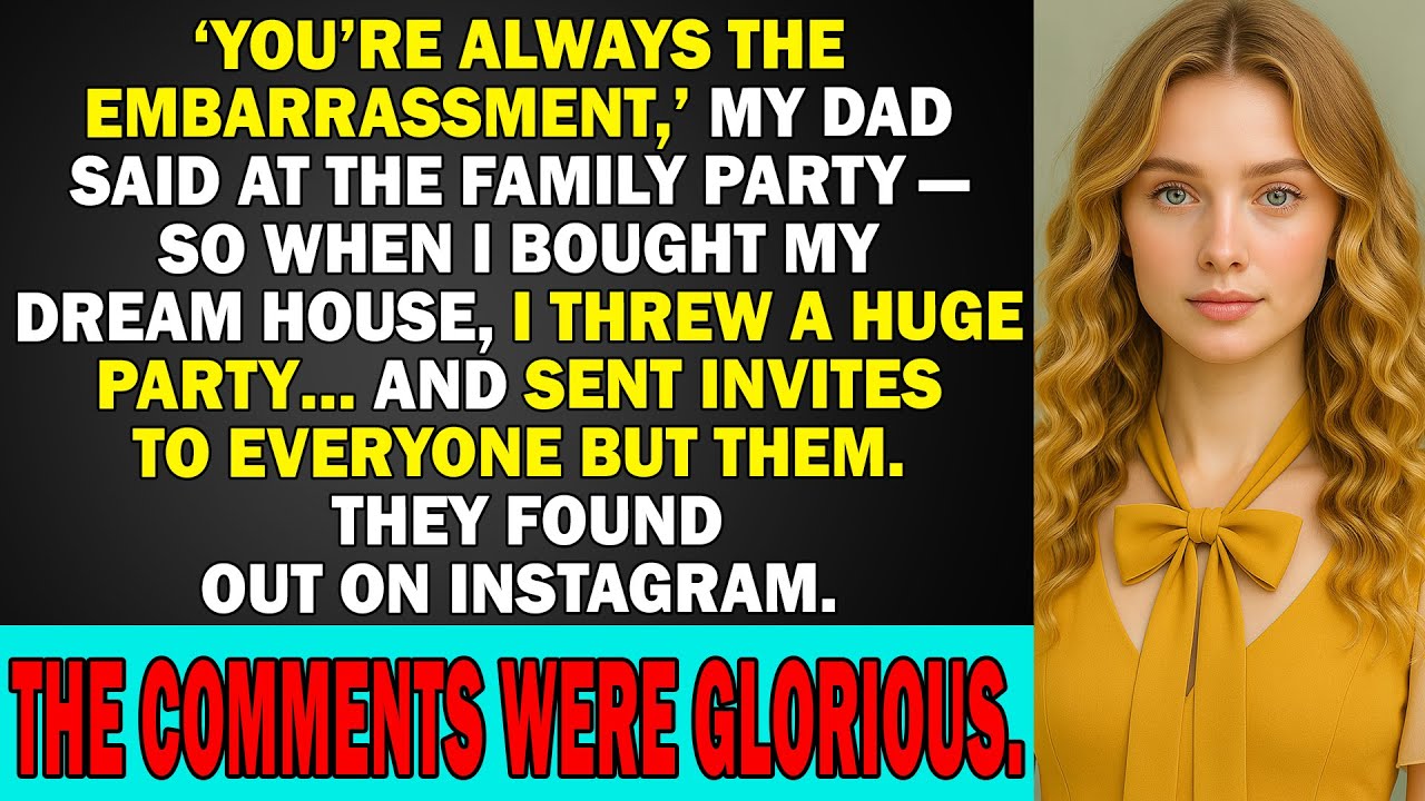 At the Family Party, My Dad Looked at Me and Said, “You’re Always the Embarrassment”—So When I…
