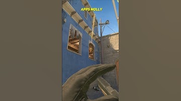 Apps Molly On Mirage CS2 B Site Nades #shorts