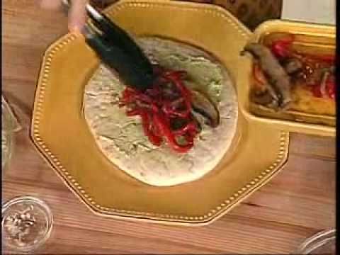 Hummus Portobello Wrap - Healthy Cooking with Cindy - YouTube