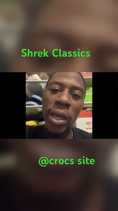 Here's an official look at the Shrek x crocs classic clog, coming soon.  Thoughts ? 🟢