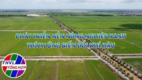 Nông nghiệp bền vững: Phát triển nền nông nghiệp xanh thích ứng biến đổi khí hậu