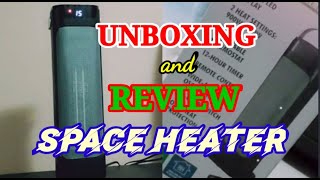 UNBOXING and REVIEW of PORTABLE HEATER//Jazmin Scolt🇨🇦 by Jazmin Scolt 1,030 views 2 years ago 5 minutes, 4 seconds