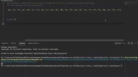 Ejercicio 7 - Listas y Tuplas - Programación en Python