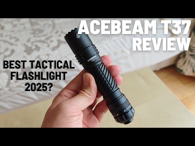 Acebeam T37 Review | Ultimate Tactical Flashlight with Rotary