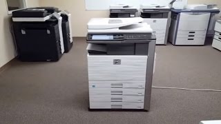 Sharp Mx M363n Copier Youtube