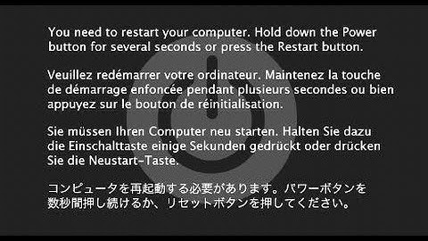 Common Macbook problems: How to stop kernel warnings from randomly shutting down my Mac