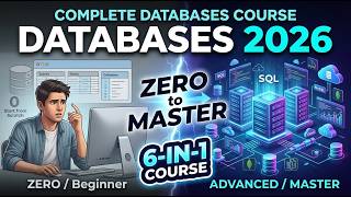 Learn Complete Databases from Zero | Complete 6-in-1 Course 2026 Edition | DBMS Course