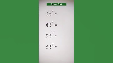 Square Trick #maths #shortsfeed #shorts