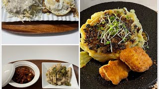 먹기싫어도 챙겨먹어야할 음식들~**양배추 스테이크**양배추 들깨드레싱**두부 플랫브레드**