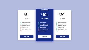 🎬How to make a Price Comparison Page with HTML & CSS