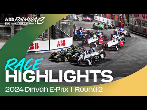 Racing under the lights! | Diriyah E-Prix Round 2 Race Highlights