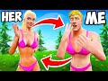I Pretended To Be MY Girlfriend In Fortnite
