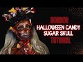 Horror Halloween Candy Sugar Skull Tutorial 💀