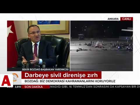 son dakika tatil Başbakan Yardımcısı Bozdağ: Darbeyi engelleyenler suçlanamaz