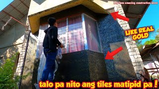 WHITE CEMENT/wall putty PAMALIT sa mga TILES paano?complete tutorial part2