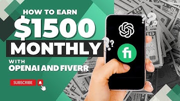 Earn $1500 Monthly on fiverr with OpenAi Chatgpt Step by Step Guide With Proofs