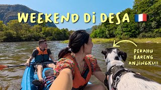 NO MALLS? WHAT TO DO ON A WEEKEND IN A FRENCH VILLAGE? KAYAKING & SHOPPING AT THE MARKET