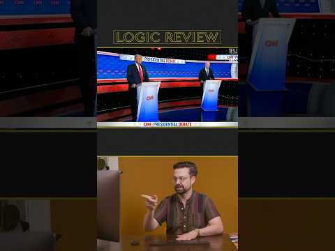 There is a hidden logical fallacy in the first debate #presidentialdebate #debate #logic