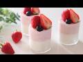 いちごのヨーグルトムースの作り方／Strawberry Yogurt Mousse Recipe