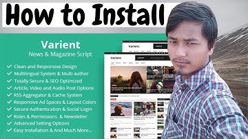 How to Install Varient - News & Magazine Script