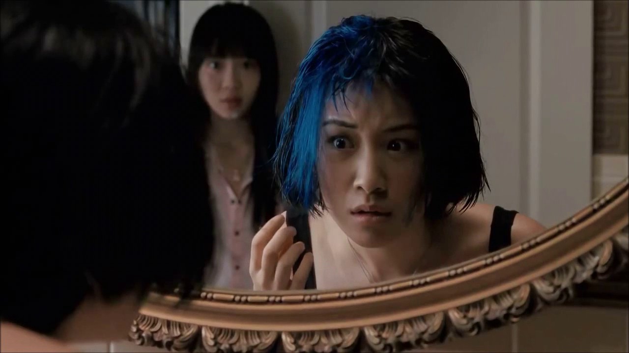 Knives chau blue hair