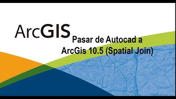 Pasar de Autocad a ArcMap 10 5