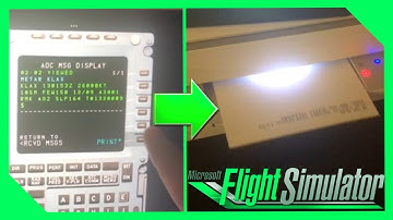 A32NX Nose Steering and Remote MCDU | Microsoft Flight Simulator | A32NX | FlyByWire Simulations
