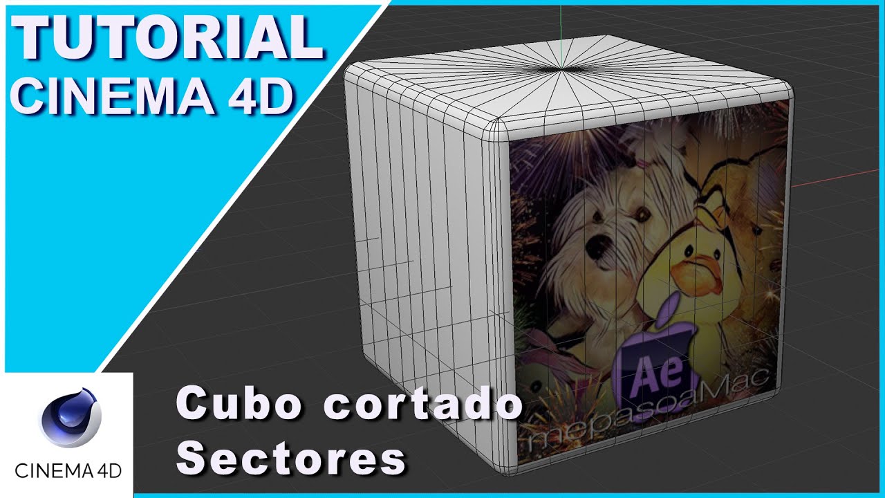 CUBO cortado en SECTORES CINEMA 4D R26 fractura voronoi - YouTube