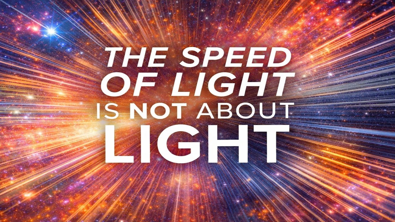 The Speed of Light Isn’t Just About Light
