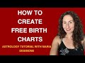 How to Create FREE Birth Charts