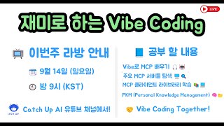 재미로 하는 Vibe Coding - AI 가 Lead 하는 MCP 학습, 주요 MCP 서버들 탐색 및 MCP Client Library 학습하기