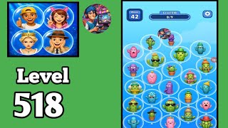 Bubble match connect puzzle level 518  solution and walkthrough for gameplay 