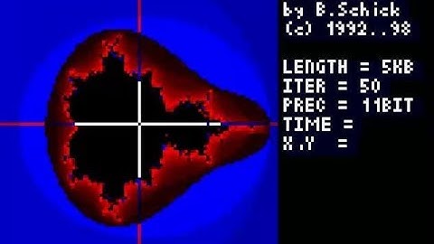 ATARI LYNX 256 Color Mandelbrot Demo by Bastian Schick 1998 PD