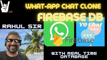 MIT App Inventor - Whats app chat Clone- Firsebae DB- part-4