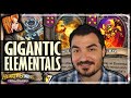 GIGANTIC ELEMENTAL BATTLE! - Hearthstone Battlegrounds