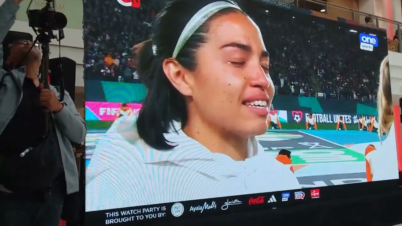 Filipinas vs Norway... Philippine National Anthem...