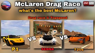 Driving School sim | McLaren P1 vs 720s vs Senna | Drag race and top speed | Android and iOS screenshot 2