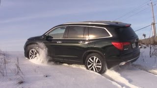 AWD TEST: Honda Pilot 2016 in snow and ice(AWD TEST: Honda Pilot 2016 in snow and ice We tested the new AWD of the Honda Pilot 2016! Quite impressive since it was icy all over the place! The truck ..., 2016-01-31T02:38:37.000Z)