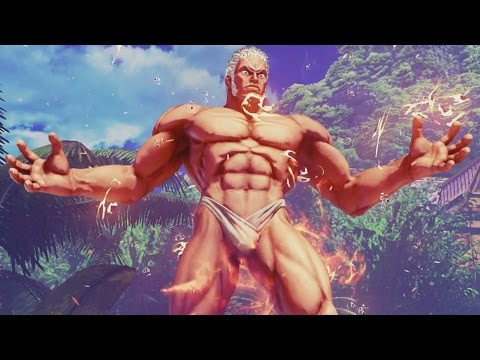 Street Fighter V - Urien Intro, Critical Art, Victory Pose and All Story Mode Cutscenes