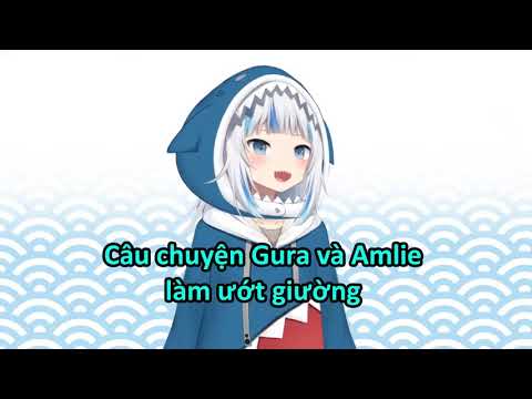 【 Hololive Vietsub】Gura và Amelia làm ướt giường . Tội phạm Pekora lái xe tẩu thoát. Suisei đồ sát
