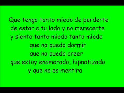 Estoy enamorado letra  .wmv